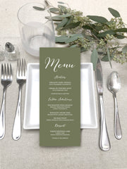 Green Wedding Program Fans Wooden Sticks Included, Sage Green Wedding Program Fan, Printed Greenery Ceremony Wedding Fan, Simple Program Fan