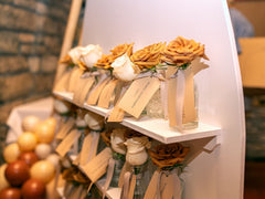 Hanging Place Cards, Printed Name Tags, Personalized Tags with Holes for Seating Cart, Printed Personalized Reception Place Card Tags