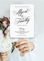 Blue Wedding Program Fans, Wooden Sticks Included, Customize with Your Names, Wedding Program Fans, Many Colors Available, You Assemble