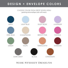 Thank You for Being My Bridesmaid Cards Matching Envelopes, Folded Thank You Cards, Blank Inside, Maid of Honor Thank You Cards