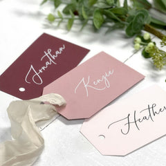 Bridesmaid Gift Tags, Personalized Name Tags, Printed Personalized Bridesmaid Gift Tags, Printed Gift Tag