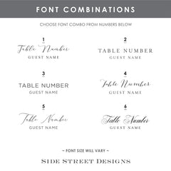 Printed Wedding Seating Chart Cards, Reception Seating Cards, DIY Seating Display, 5x7 Printed Table Lists